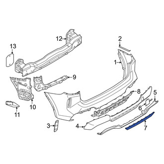 BMW OE - Rear Bumper Cover Spacer Panel