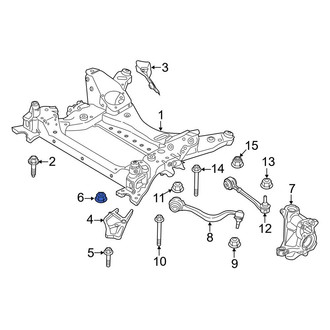 BMW OE - Suspension Crossmember Reinforcement Nut