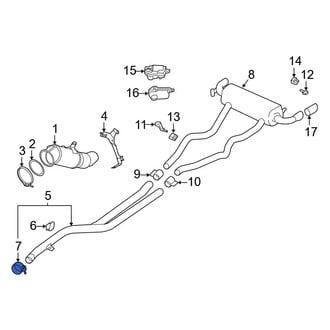 BMW OE - Rear Exhaust Muffler Clamp