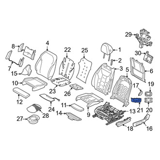 BMW OE - Front Right Power Seat Switch
