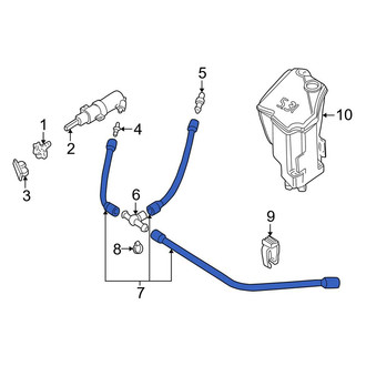 BMW OE - Front Windshield Washer Hose