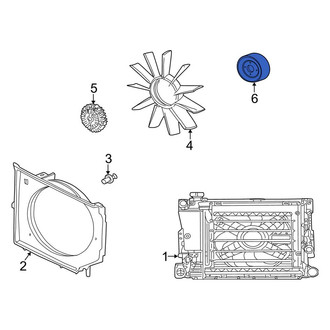 BMW OE - Engine Water Pump Pulley
