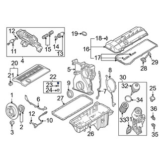 BMW OE - Engine Valve Cover Nut