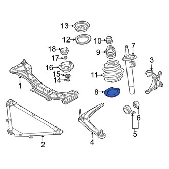 BMW OE - Lower Coil Spring Insulator