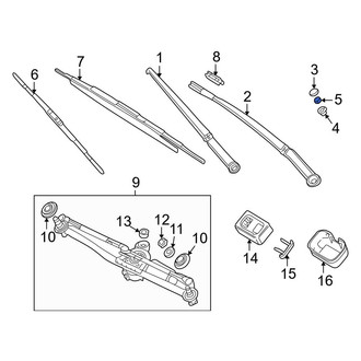 BMW OE - Wiper Arm Nut