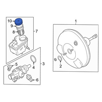 BMW OE - Brake Master Cylinder Reservoir Cap