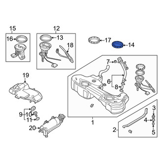 BMW OE - Fuel Tank Lock Ring