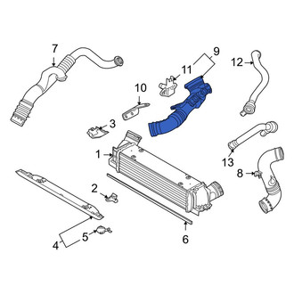 BMW OE - Rear Left Intercooler Pipe