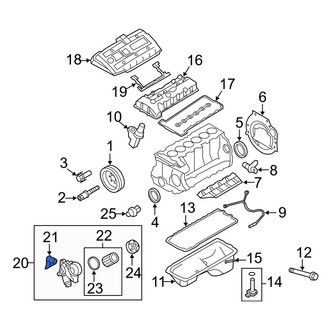 BMW OE - Engine Oil Filter Housing Gasket