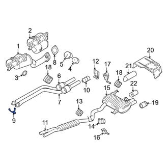BMW OE - Catalytic Converter Brace