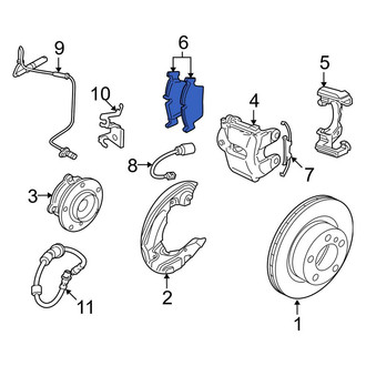 BMW OE - Front Disc Brake Pad Set