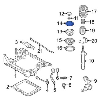 BMW OE - Suspension Shock Absorber & Strut Mount Gasket
