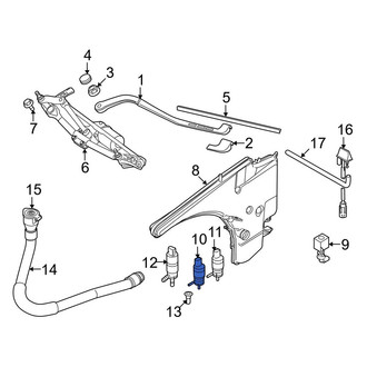 BMW OE - Windshield Washer Pump