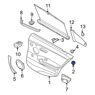 BMW OE - Rocker Panel Molding Clip