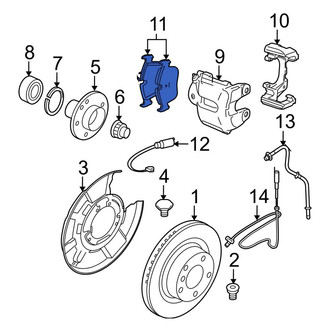 BMW OE - Rear Disc Brake Pad Set