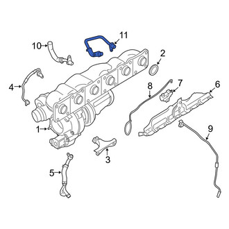 BMW OE - Turbocharger Outlet Tube
