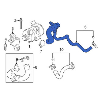 BMW OE - Engine Coolant Pipe