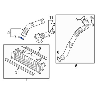 BMW OE - Intercooler Pipe O-Ring