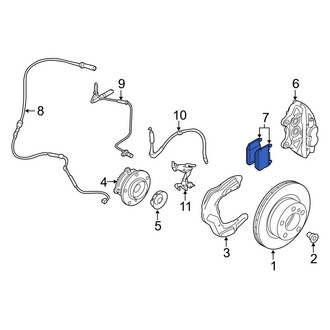 BMW OE - Rear Disc Brake Pad Set