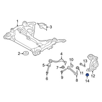 BMW OE - Steering Knuckle Nut