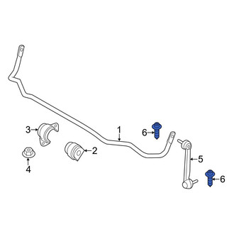 BMW OE - Suspension Stabilizer Bar Link Nut