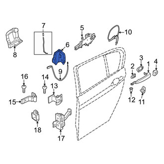 BMW OE - Rear Right Door Latch Assembly