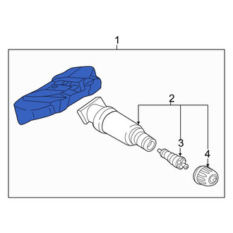 BMW OE - Tire Pressure Monitoring System (TPMS) Sensor