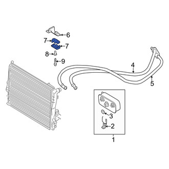 BMW OE - Automatic Transmission Oil Cooler Bracket