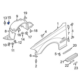 BMW OE - Fender Liner Nut