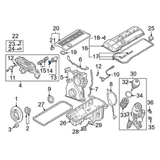 BMW OE - Engine Variable Valve Timing (VVT) Solenoid Seal