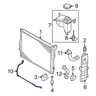 BMW OE - Engine Coolant Overflow Hose