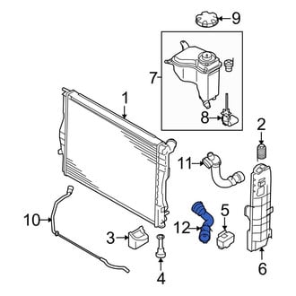 BMW OE - Lower Radiator Coolant Hose