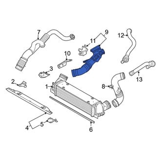 BMW OE - Rear Left Intercooler Pipe
