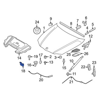 BMW OE - Front Hood Latch