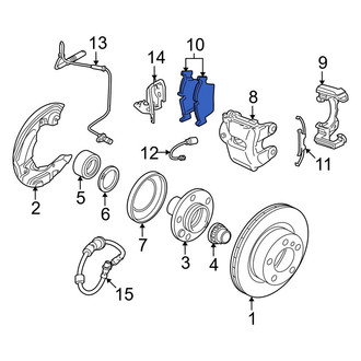 BMW OE - Front Disc Brake Pad Set