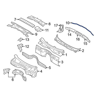 BMW OE - Cabin Air Filter Case Seal