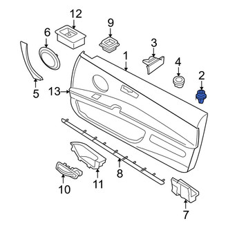BMW OE - Front Door Interior Trim Panel Retainer
