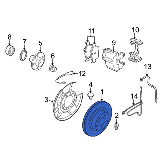 BMW OE - Rear Disc Brake Rotor