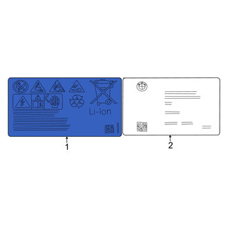 BMW OE - Caution Label