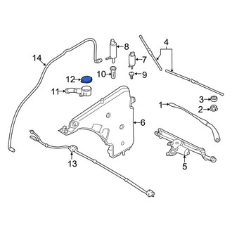 BMW OE - Front Washer Fluid Reservoir Cap