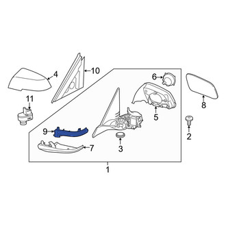 BMW OE - Front Left Turn Signal Light Lens