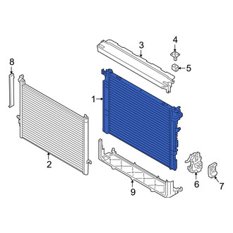 BMW OE - Right Radiator