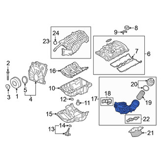 BMW OE - Engine Oil Filter Housing