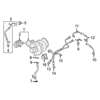 BMW OE - Turbocharger Oil Line O-Ring