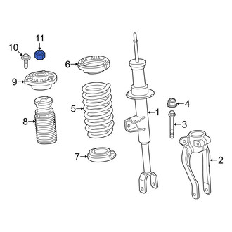 BMW OE - Suspension Strut Mount Nut