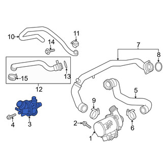 BMW OE - Engine Coolant Thermostat Kit