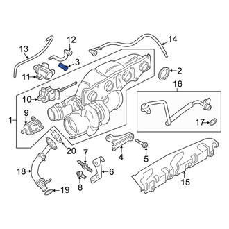 BMW OE - Turbocharger Nut