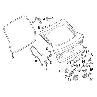 BMW OE - Lift Gate - Gate & Hardware