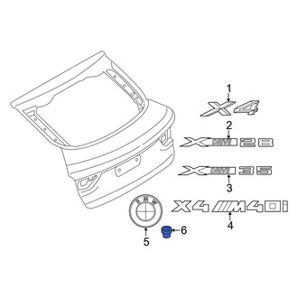 BMW OE - Hatch Emblem Grommet