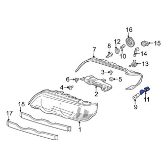 BMW OE - Front Turn Signal Light Socket